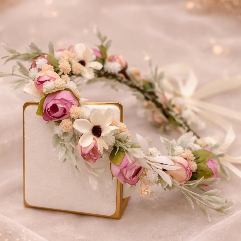 Flower Crown Wedding