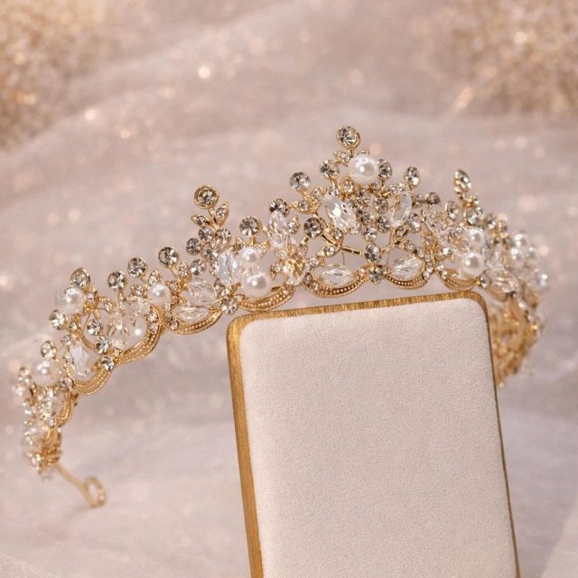 Gold Bridal Tiara