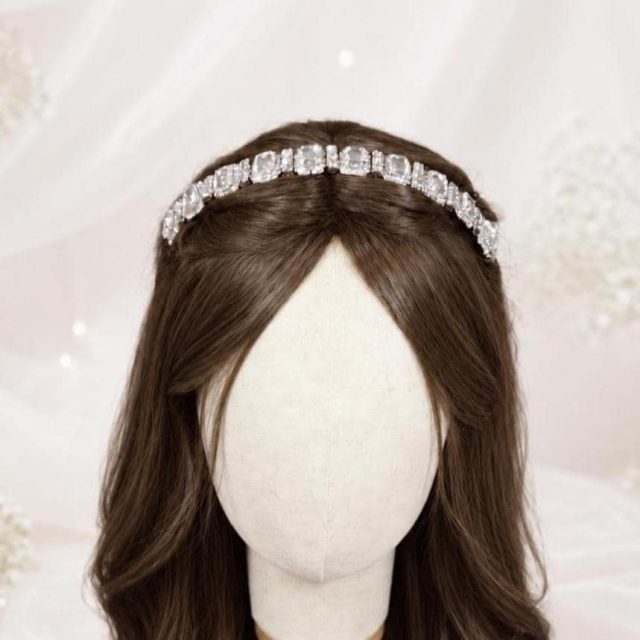 Silver Crystal Headband