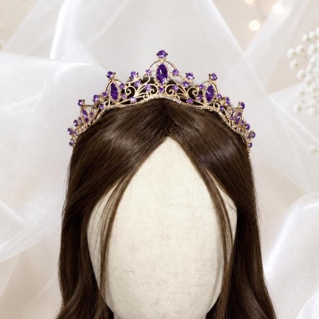 Purple Tiara Crown